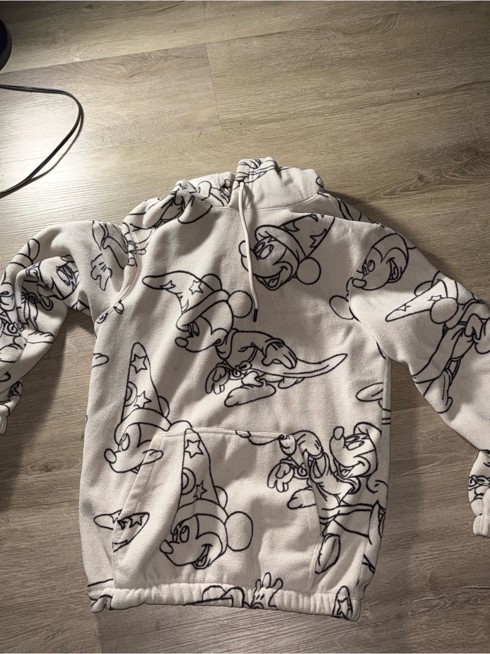 Disney Mickey Mouse Sorcerer Fleece Hoodie Size XS